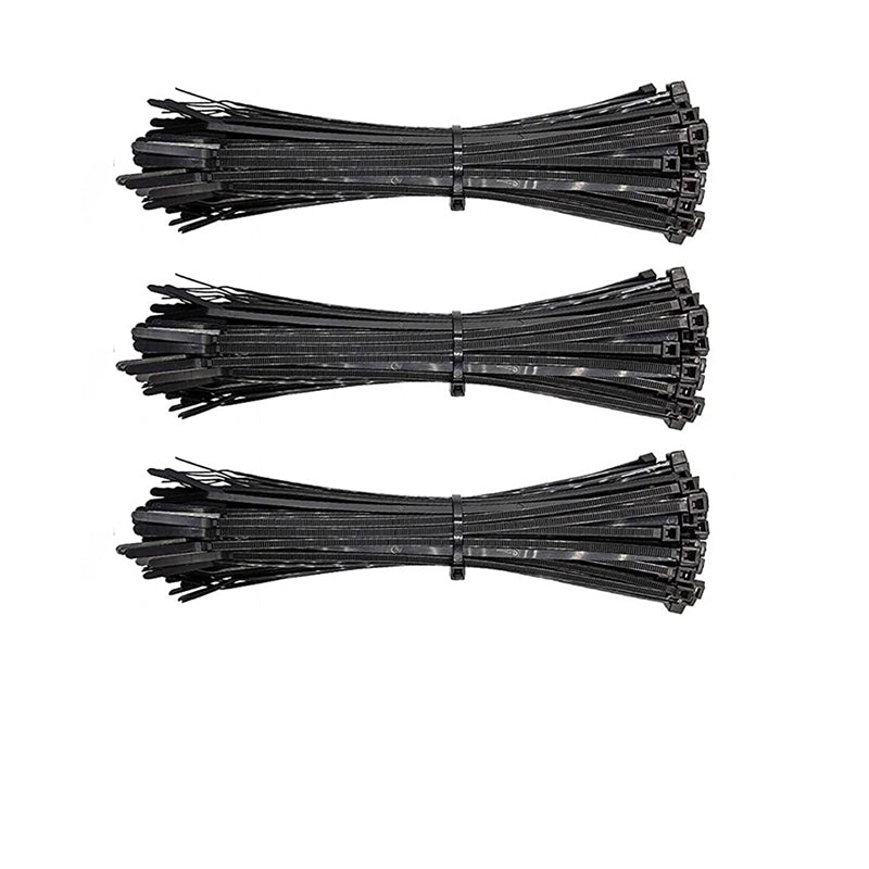 100-500PCS Nylon Cable Ties UV Resistant Zip Wire Ties Bulk Pack