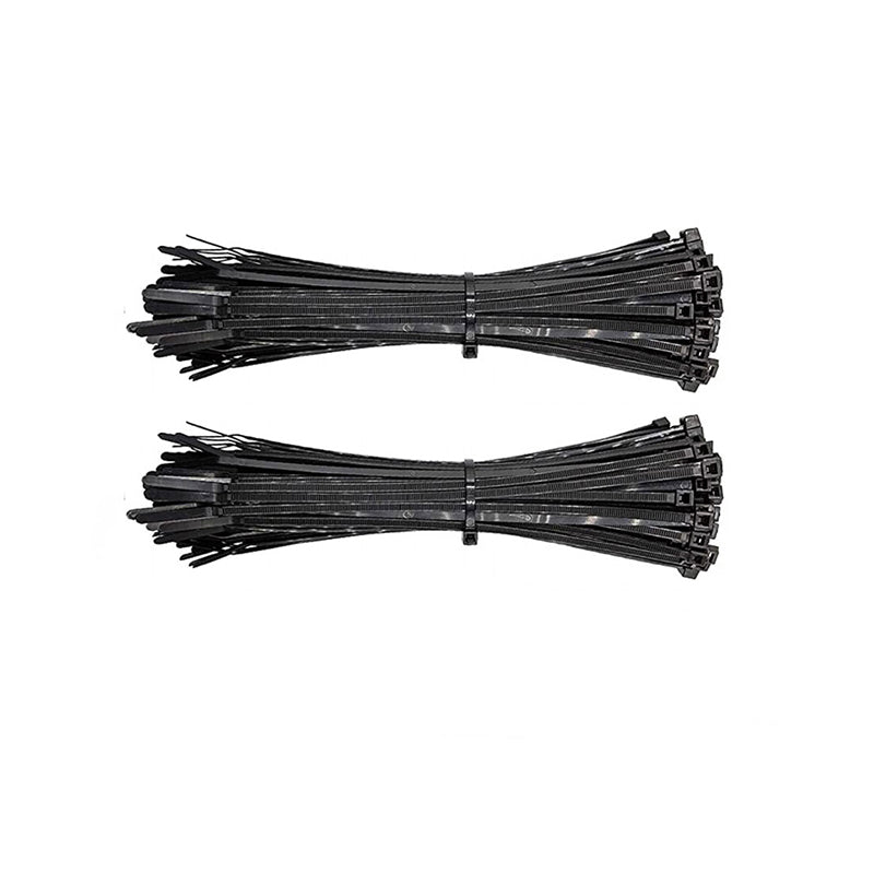 100-500PCS Nylon Cable Ties UV Resistant Zip Wire Ties Bulk Pack