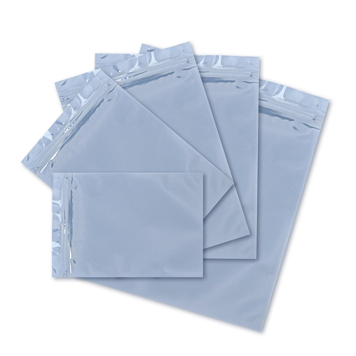 Plastic Anti Static Self Sealing Bags 100PCS Multi Size Resealable