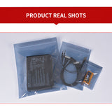 Plastic Anti Static Self Sealing Bags 100PCS Multi Size Resealable