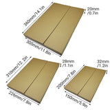 50PCS Kraft Paper Shipping Boxes for Warehouse Ecommerce Packing Storage