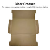 50PCS Kraft Paper Shipping Boxes for Warehouse Ecommerce Packing Storage