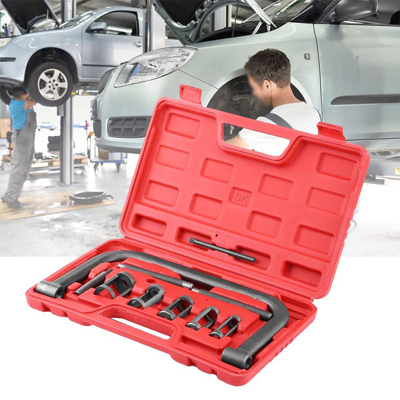 Valve Spring Compressor Tool Kit Car Motorcycle Engine Removal Installer