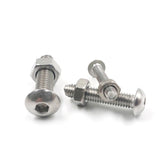 M3 M4 M5 500PCS Stainless Steel Hex Socket Screw Nut Set