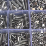 M3 M4 M5 500PCS Stainless Steel Hex Socket Screw Nut Set