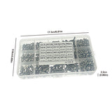 M3 M4 M5 500PCS Stainless Steel Hex Socket Screw Nut Set