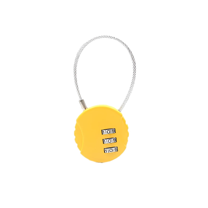 Combination Lock Padlock 3 Digit Security 1PC for Bike Shelves