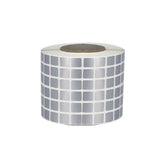 Silver PET Thermal Transfer Labels Waterproof Self Adhesive Sticker Roll