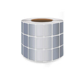 Silver PET Thermal Transfer Labels Waterproof Self Adhesive Sticker Roll