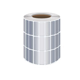 Silver PET Thermal Transfer Labels Waterproof Self Adhesive Sticker Roll