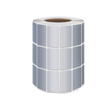 Silver PET Thermal Transfer Labels Waterproof Self Adhesive Sticker Roll