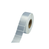 Silver PET Thermal Transfer Labels Waterproof Self Adhesive Sticker Roll