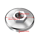 20PCS Angle Grinder Hex Four-Hole Stainless Steel Press Nut Set
