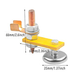 2pcs Magnetic Welding Ground Clamps Heavy Duty Holder